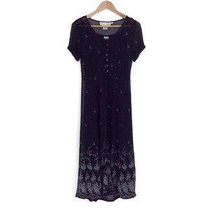 Vintage 90's Victoria Holley Sheer Dress - Medium (or small)